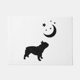 Bulldog-Silhouette Fußmatte