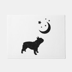 Bulldog-Silhouette Fußmatte