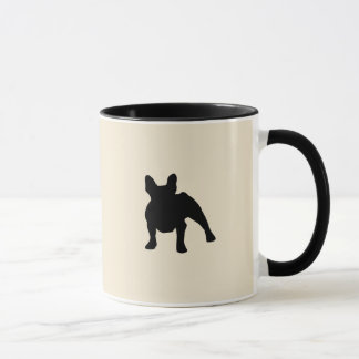 Bulldog-Silhouette Tasse