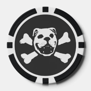 BULLDOG SKULL (von Bulldog Haven NW) Poker Chip