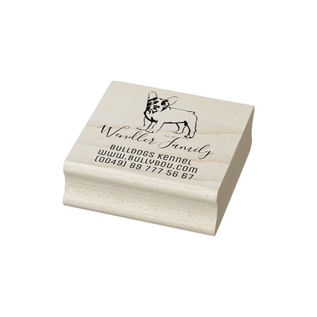 Bulldog Special Briefmarke Gummistempel (Stempel)