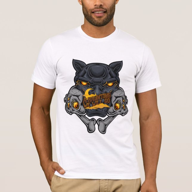 Bulldog Stärke - Fierce Mascot Grafischer T - Shir T-Shirt (Vorderseite)
