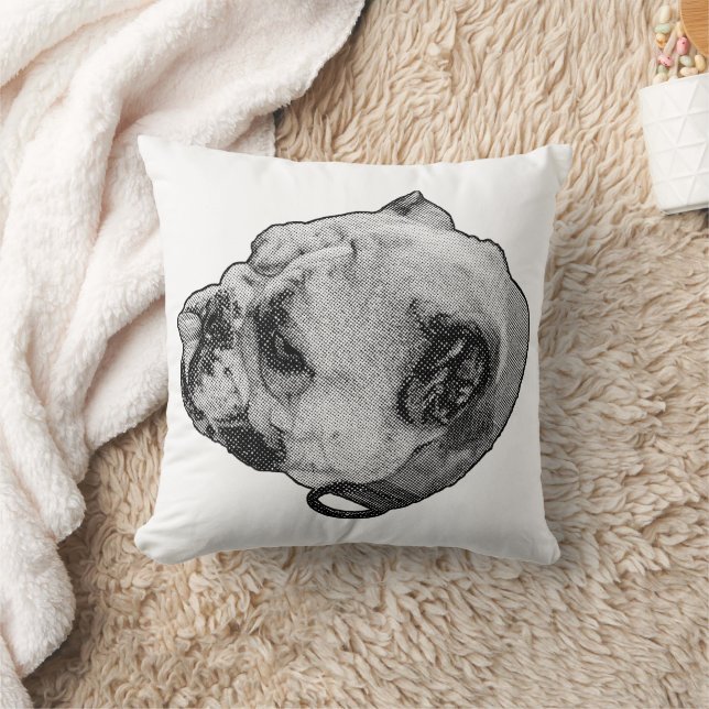 Bulldog Stille Wärme Kissen (Decke)
