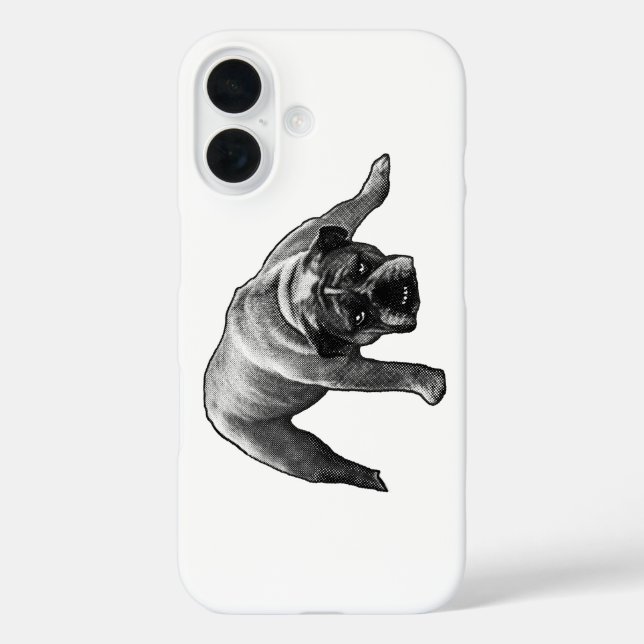 Bulldog Story Guard Case-Mate iPhone Hülle (Rückseite)