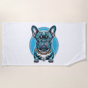 Bulldog Strandtuch