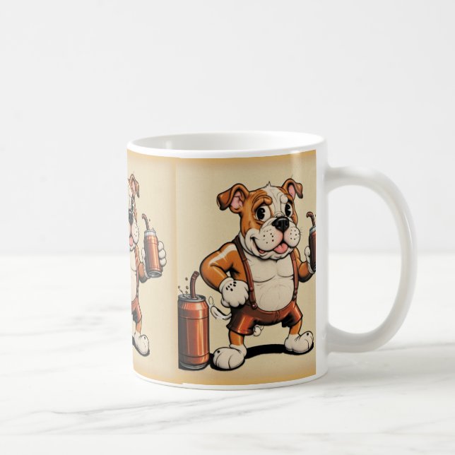 Bulldog-Tasse Kaffeetasse (Rechts)