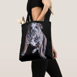 Bulldog Tote Bag English Bulldog Enviro Friendly