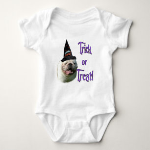 Bulldog Trick Baby Strampler