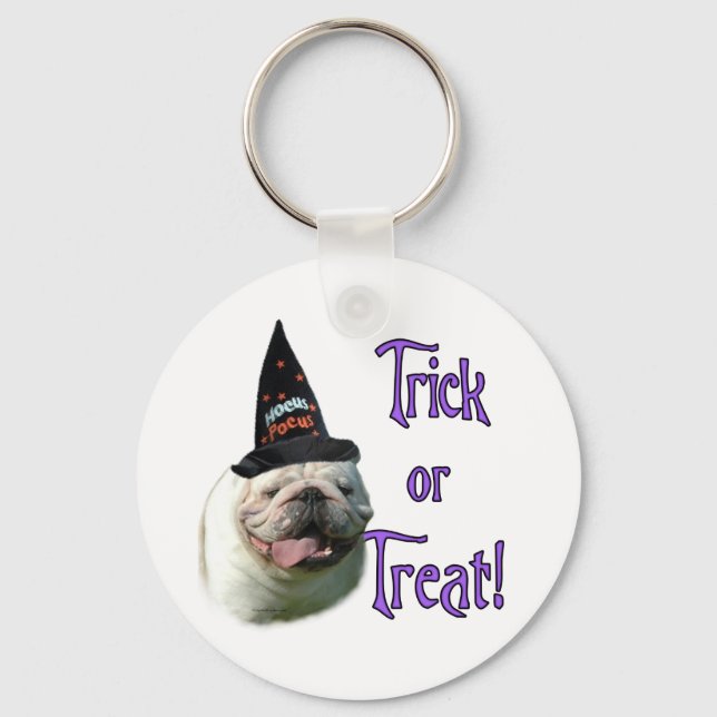 Bulldog Trick Schlüsselanhänger (Vorderseite)