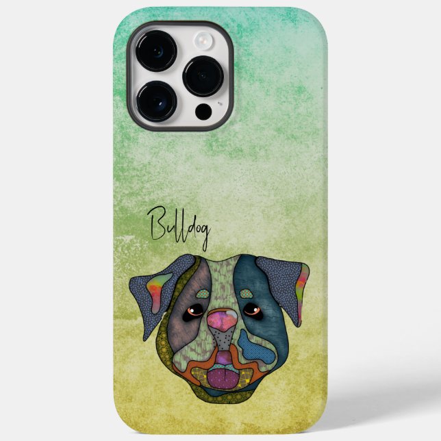 Bulldog-Ugly-Face-Case-Mate-iPhone Case-Mate iPhone Hülle (Rückseite)