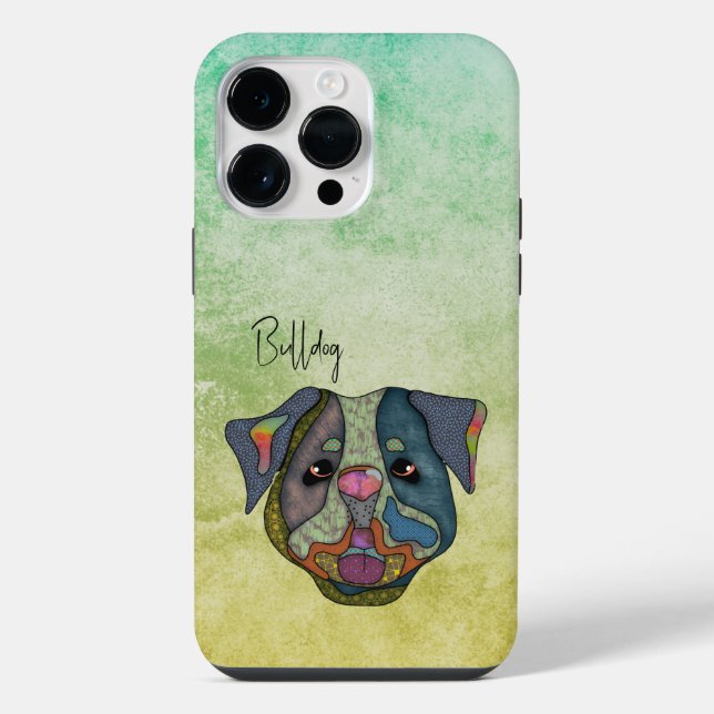 Bulldog-Ugly-Face-Case-Mate-iPhone iPhone Hülle (Rückseite)