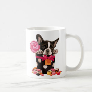 Bulldog und Candy Tasse