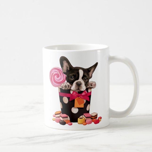 Bulldog und Candy Tasse (Rechts)