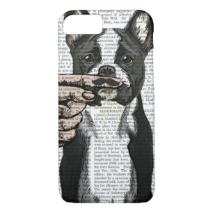 Bulldog und Finger Mustache Case-Mate iPhone Hülle