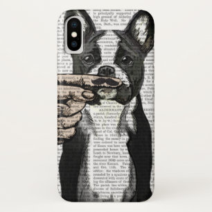 Bulldog und Finger Mustache Case-Mate iPhone Hülle