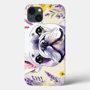 Bulldog und Wildblumen Case-Mate iPhone Hülle
