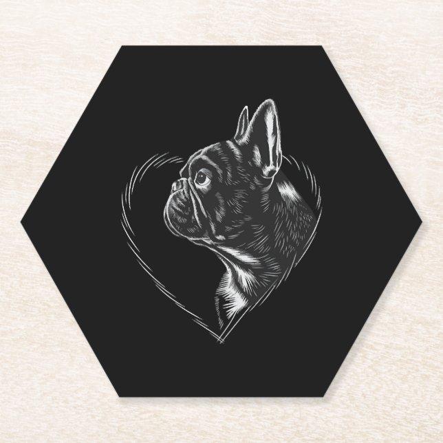 Bulldog Untersetzer (Vorderseite)