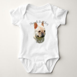 Bulldog-Vater 2 Baby Strampler