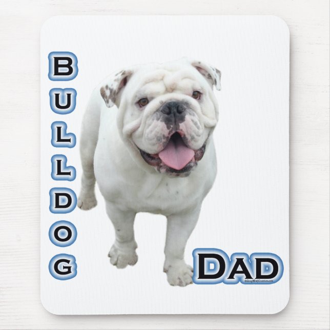 Bulldog-Vater 4 Mousepad (Vorne)
