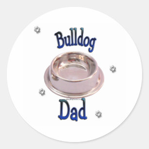Bulldog Vater - Aufkleber