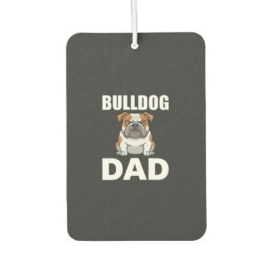 Bulldog-Vater Cartoon-Hundefreund Autolufterfrischer