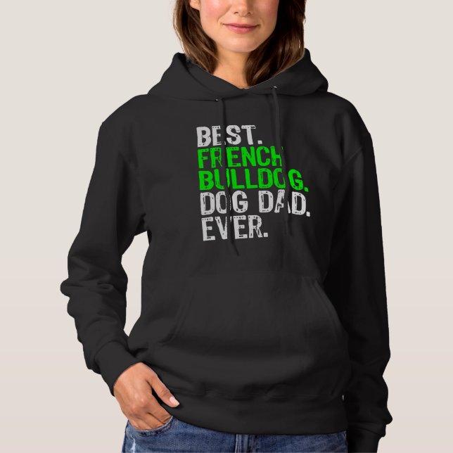 Bulldog-Vater Hoodie (Vorderseite)