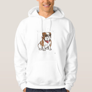 Bulldog-Vater-Hund-Sonnenbrille-Bandana Hoodie