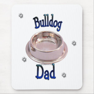 Bulldog-Vater Mousepad