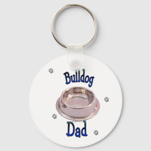 Bulldog Vater Schlüsselanhänger