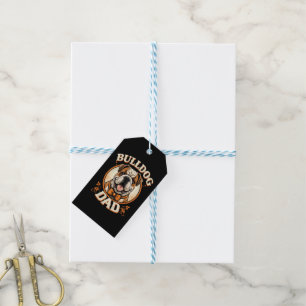 Bulldog-Vater – Süßer Vintage-Bulldogge zum Vatert Geschenkanhänger