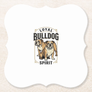 Bulldog Vintage-Shirt Twin Bulldogs Gravur Tee_ Untersetzer