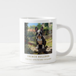 Bulldog (Vintager Stil) Jumbo-Tasse