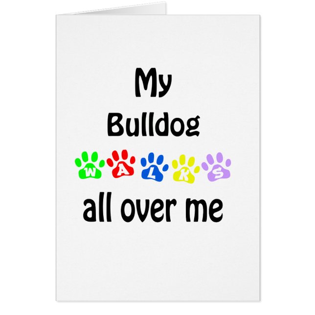 Bulldog Walking Design (Vorne)
