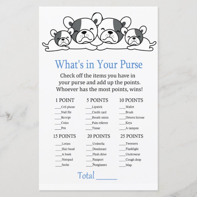 Bulldog Was ist in deinem Handballenspiel Babydusc (Vorderseite)