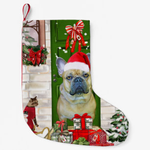 Bulldog Weihnachten Kleiner Weihnachtsstrumpf