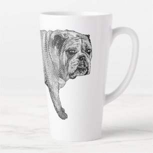 Bulldog-Weihnachten-Tasse Milchtasse