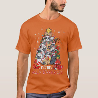 Bulldog Weihnachtsbaum ist dieser Jolly genug fröh T-Shirt