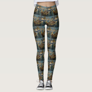 Bulldog Weihnachtsfest Leggings