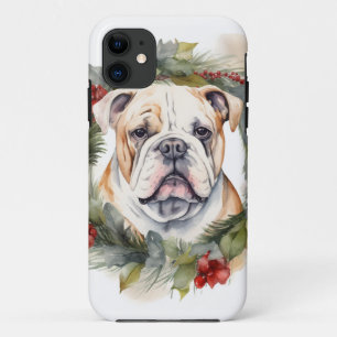 Bulldog Weihnachtsmann Case-Mate iPhone Hülle