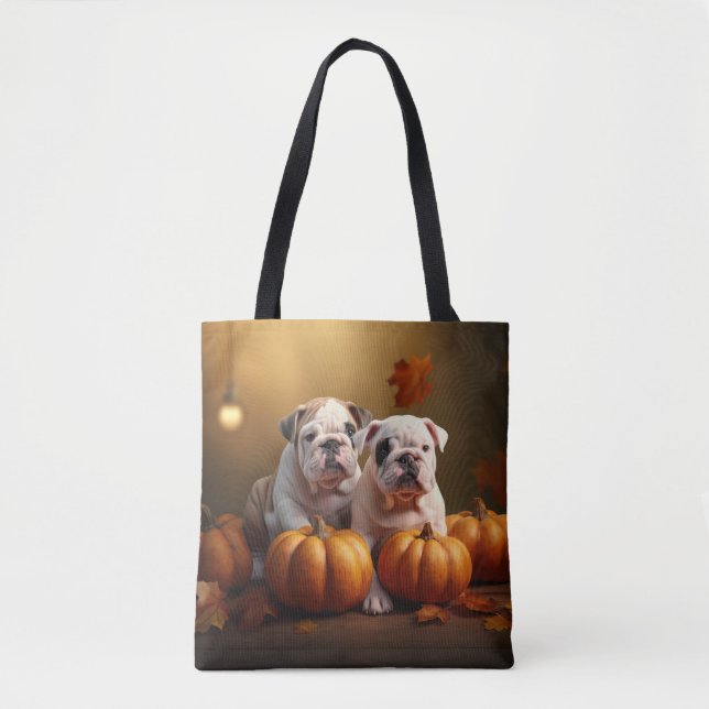 Bulldog Welpe Autumn Delight Pumpen (Vorderseite)