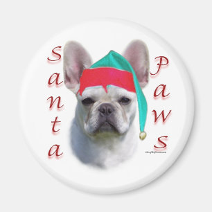 Bulldog (wht) magnet