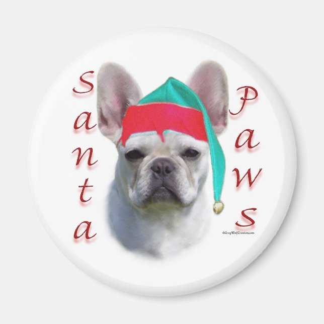 Bulldog (wht) magnet (Vorne)