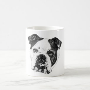 Bulldog Winter Morning Tasse