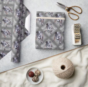 Bulldog Wrapping Paper Custom Dog Weihnachtspapier Geschenkpapier