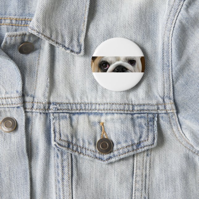 Bulldogg-Augen Button (Beispiel)