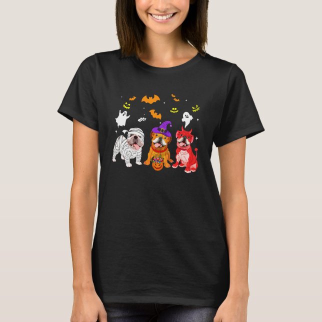 Bulldogge 1 T-Shirt (Vorderseite)