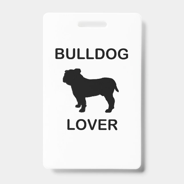 Bulldogge Ausweis (Vorderseite)