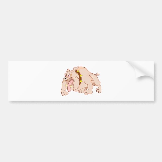 Bulldogge bulldog autoaufkleber (Vorne)