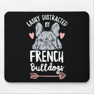 Bulldogge-Entwurf für einen französischen Eigentüm Mousepad