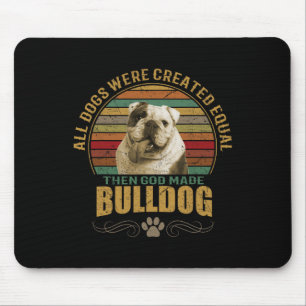 Bulldogge erstellt mousepad